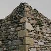 Pund, detail of raised corner section of wall