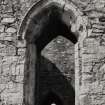 Carrick Castle.
General view of window in East wall, first floor.