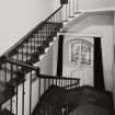 Asknish House, interior.
View of stair at first floor level.