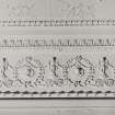 Asknish House, interior.
Detail of frieze in West room on first floor.