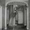 View of entrance hallway from W