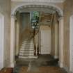 View of entrance hallway from W