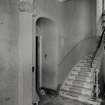 Entrance hallway, staircase, detail