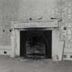 Ground floor, drawing room, fireplace, detail
