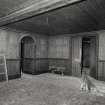 Basement, billiard room, view from SW