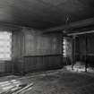Basement, billiard room, view from NE