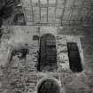 View of gutted interior of Victorian wing