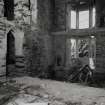 View of gutted interior of Victorian wing