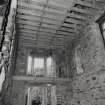 View of gutted interior of Victorian wing