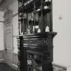 Bute, Rothesay, Rockhill Castle, High Craigmore.
Ground Floor Ballroom. Detail of Chimney Piece from N-N-E.