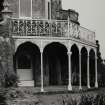 Bute, Rothesay, Rockhill Castle, High Craigmore.
Detail of Ground Floor Canopy.