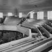 Campbeltown, Castlehill Church, interior.
View of seating.