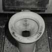 Detail of Twyfords 'The Deluge Adamant' water closet (one of nine), Photosurvey 9-OCT-1991