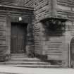 Bute, Rothesay, Bridgend Street, St Andrews R.C. Church Hall.
Detail of Entrance Door and Corbel.