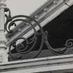 Rothesay, Winter Gardens.
Balcony balustrade. Detail of terminal scroll.