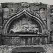 Rothesay, St Mary's Church.
General view of tomb in South Wall.