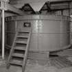 Mash House:  view from SE of cast-iron mash tun, with underback partly visible (left)