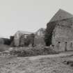 Campbeltown, Millknowe Road, Hazelburn Distillery.
View of ruins of former still house from North.