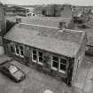 Campbeltown, Millknowe Road, Hazelburn Distillery.
Oblique aerial view of distillery office from South-East.
