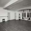 Campbeltown, Main Street, Town House, interior.
View from South-East of rear room, ground floor.