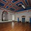 Campbeltown, Main Street, Town House, interior.
View from North of main hall, first floor.