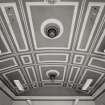 Campbeltown, Main Street, Town House, interior.
View of ceiling, main hall, first floor.