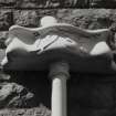 Detail of 1937 rainwater head