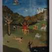 Entrance Hall, detail of " Homage A Monsieur Bosch " painting by C E B Brett 1981