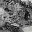 Castle Sween, interior.
View of courtyard stair.