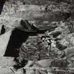 Castle Sween, interior.
Detail of oven showing corbelled dome in kitchen tower.