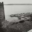 Castle Sween.
View from North-East tower of boat landing.