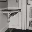 Inveraray Castle, Interior
View of corner bracket table in corner of Dining Room.