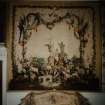 Inveraray Castle, interior.
View of the tapestry to the right of the fireplace on the South-West wall of the tapestry drawing room.