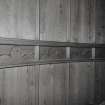 Apse, detail of wood panelling