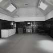 East hall, interior, view from West