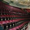 Interior.  Auditorium, Balcony, view from W