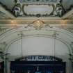 Interior. Auditorium,  proscenium arch, view from circle