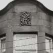 Glasgow, Rutherglen Road.
Detail of thistle decorative carving above window.