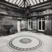 Glasgow, 6 Rowan Road, Craigie Hall, interior.
View of conservatory from South-East.