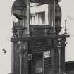 Glasgow, 6 Rowan Road, Craigie Hall, interior.
View of fireplace in music room.