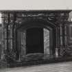 Glasgow, 6 Rowan Road, Craigie Hall, interior.
View of fireplace in wall of North apartment on ground floor.