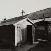 Glasgow, Rutherglen, Ruskin Terrace.
Detail of house and shed from West.