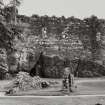 Dunstaffnage Castle.
View from South-West.