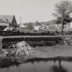 Ardrishaig, Crinan Canal, Basin.
View of basin between locks 1 and 2 drained for repairs.