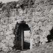 Dunollie Castle.
Detail of courtyard entrance from North-East.