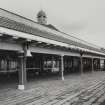 Dunoon, The pier.
View of arcade on West facade of pavilion from South-East.