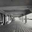 Dunoon, The pier.
View of pavilion arcade from South.