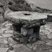 Dunderave Castle
Detail of millstone in garden