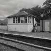 Dalmally Railway Station
View of signal box from SSE