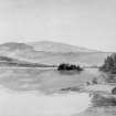 Photographic copy of watercolour depicting general view of Loch.